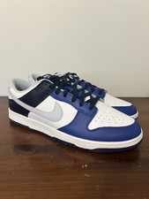 Nike Dunk Low Game Azul Real Medianoche Azul Marino Blanco FQ8826-100 Para hombres Talla 15 Nuevo