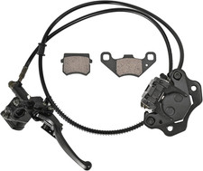 Rear Hand Hydraulic Disc Brake Master Cylinder Caliper Assembly with Brake Pads