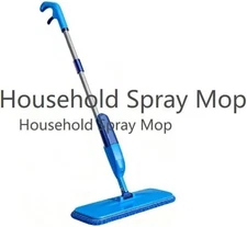 Household Spray Mop with Removable Water Tank, Blue