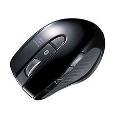 Bluetooth 3.0 Multi-Pairing Mouse, Blue LED, 6 Buttons, Medium Size
