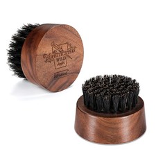 Beard Brush for Men, Boar Bristles, Black Walnut Wood