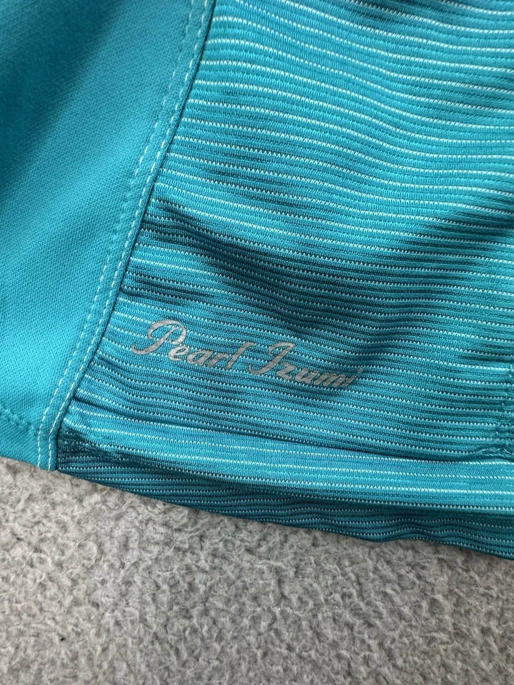 Camiseta deportiva de ciclismo Pearl Izumi Select para mujer azul medio bolsillos de poliéster cremallera completa Foto 4 de 4