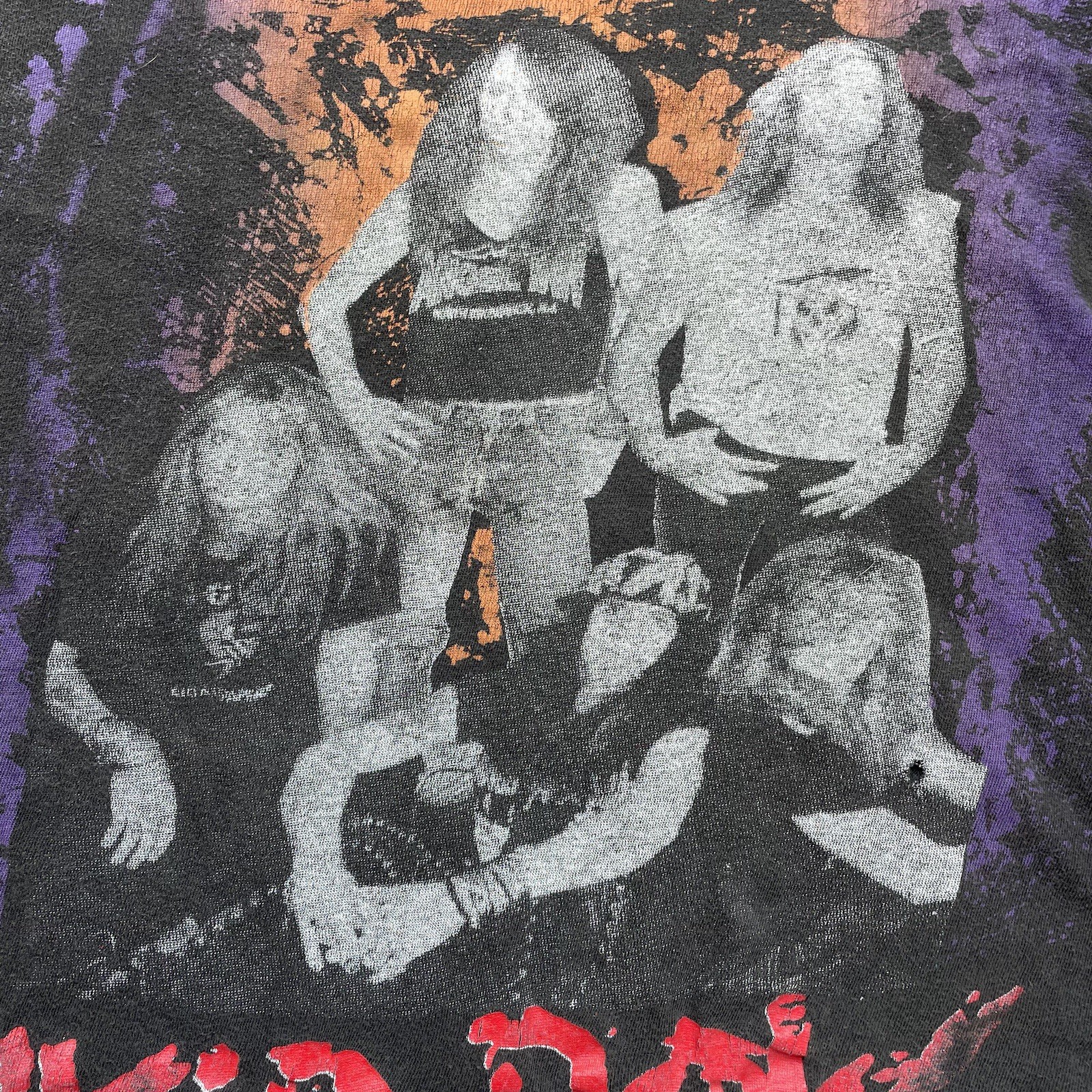 FILA Camicia Skid Row vintage anni 90 1992 taglia XL punto singolo RARA