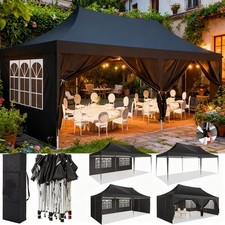 10x20 Pop up Canopy Heavy Duty Party Tent Outdoor Waterproof Commercial Gazebo