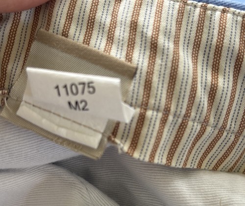 Bills Khakis M2 Mens Blue Flat Front Cotton Chinos 40x35.5 USA —PERFECT COND - Picture 9 of 9