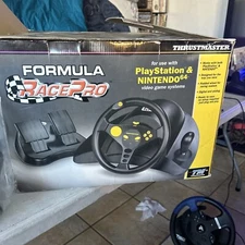 Thrustmaster NASCAR Race Pro Racing Wheel for N64 and PS1