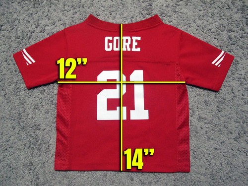 San Francisco 49ers Frank Gore Kids Baby Toddler's Jersey sz 2T (24 Months) - Picture 8 of 8
