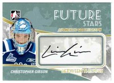 2010-11 ITG BETWEEN THE PIPES GOALIEGRAPH CHRISTOPHER GIBSON AUTO CHICOUTIMI