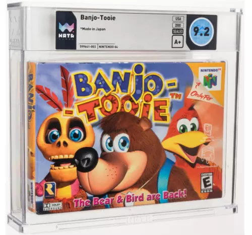 Banjo Tooie N64  9.2 A+ A NTSC SEALED WATA GRADED Made in Japan NINTENDO