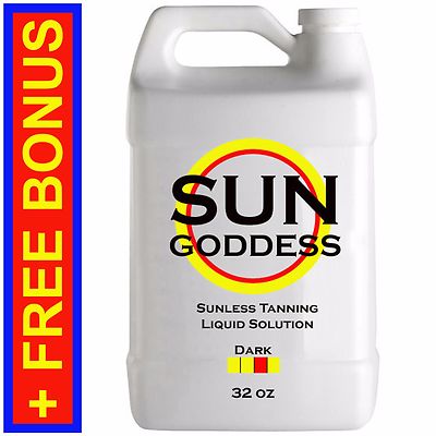 SUN GODDESS - DARK - 32 oz - Spray Tan Solution Sunless Tanning Self Tanner