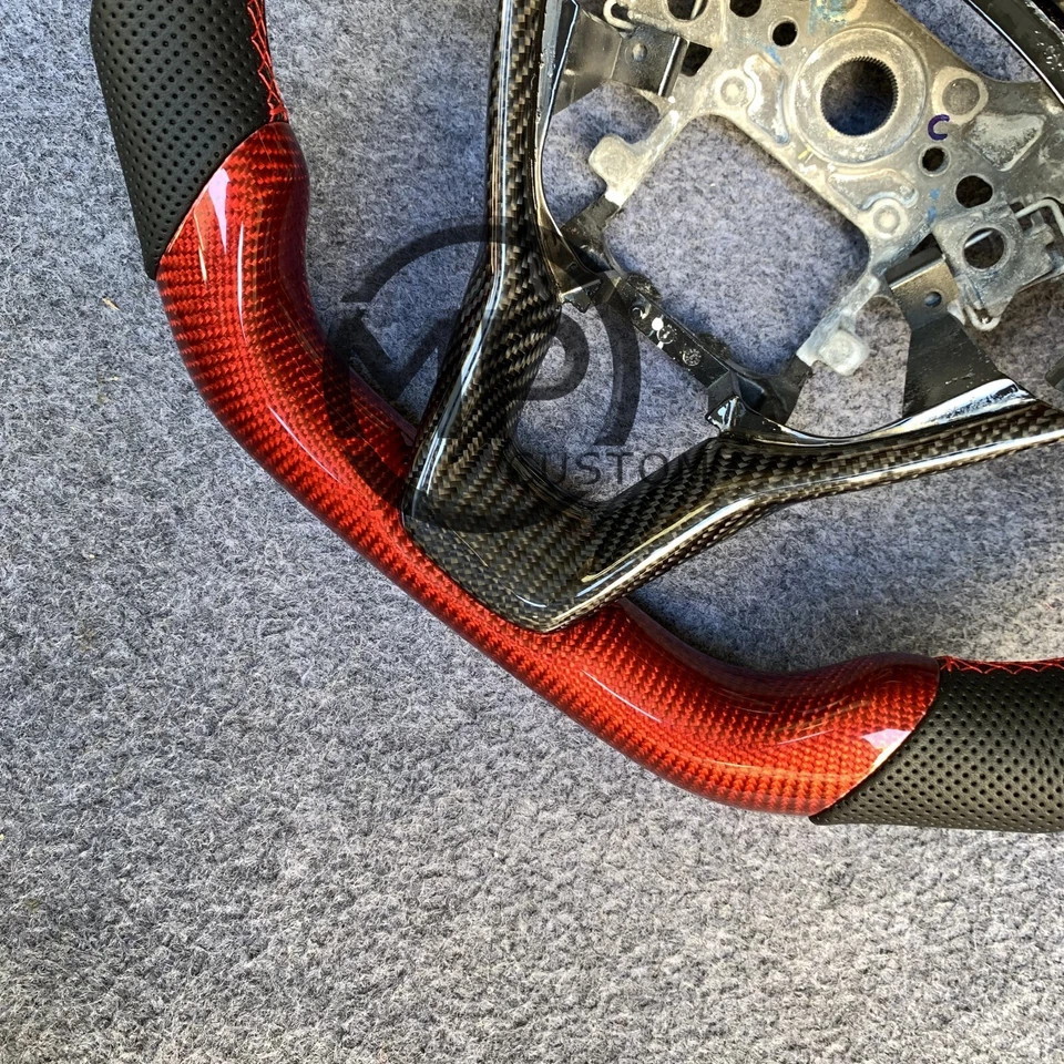 Custom Carbon Fiber Steering Wheel Fit For Honda 10th gen Accord Insight 2018+ - Image 3 of 4