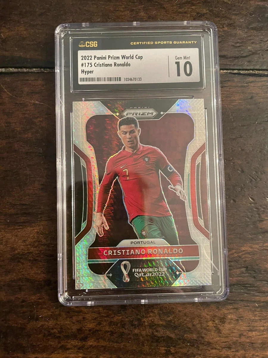2022 Panini Prizm World Cup Qatar Cristiano Ronaldo #175 for sale
