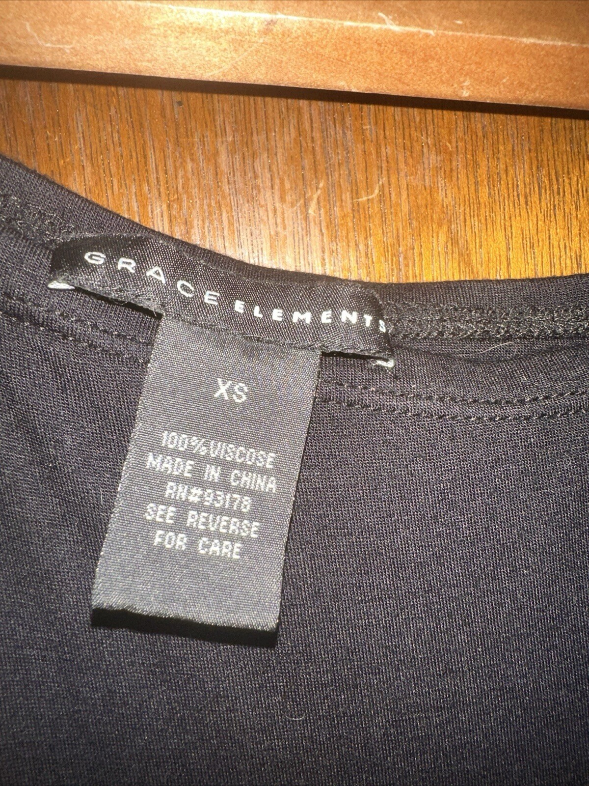 Grace Elements Women's Black Flutter Long Skirt S… - image 2