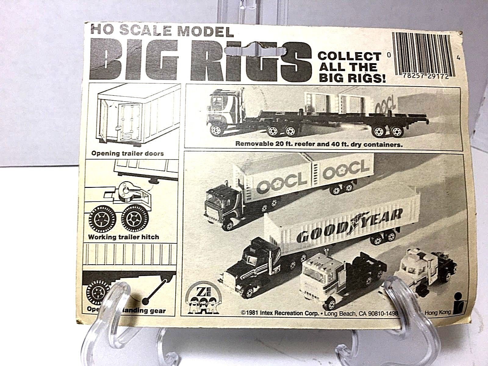 1981 Zee Toys 'DieCast Big Rigs' Tractor & Trailer HO Scale eBay
