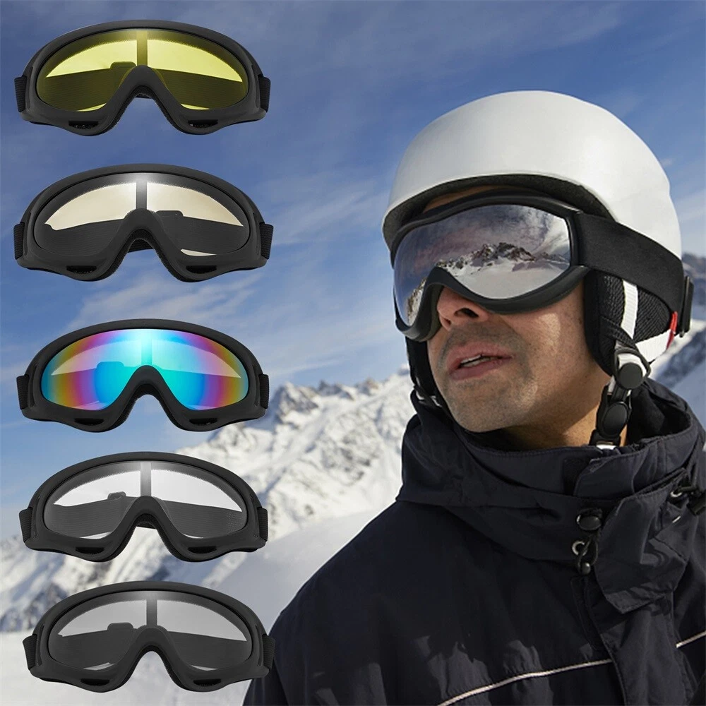 Winter Sports Ski Goggles Anti-Fog UV Snow Snowboard Fashion Sunglasses  Glasses