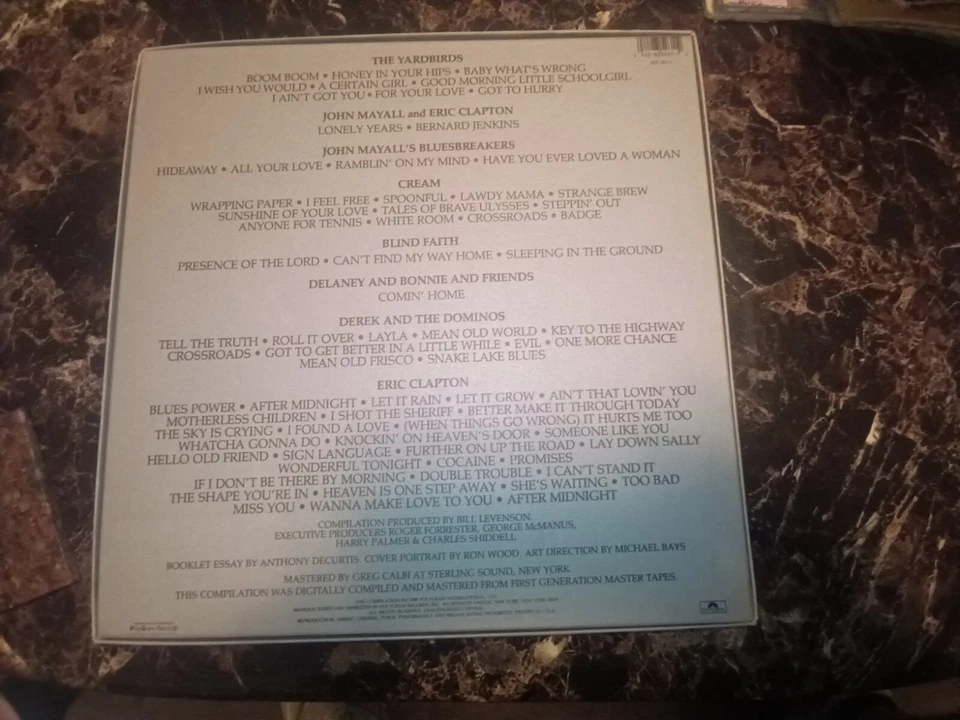 1988 Eric Clapton Crossroads Vinyl 6 LP Box Set with Booklet Excellent FREE Ship Foto 2 de 4