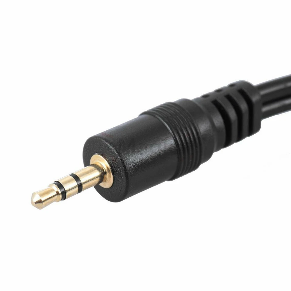 Y Cable 1/8" 3.5mm Stereo Male to Dual XLR Male/Female 5ft balanced audio cable - Image 4 of 4