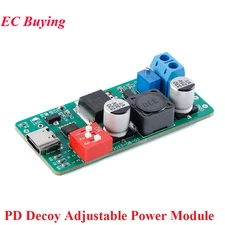 Type-C PD QC Trigger Adjustable Voltage Power Module Fast Charge Decoy PD 2/3.0