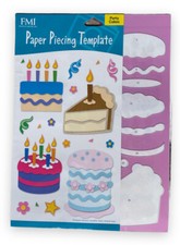 Frances Meyer Paper Piecing Template Party Cakes Scrapbooking Custom Shapes New