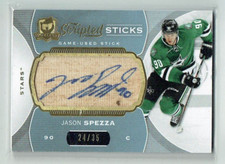 14-15 UD Upper Deck The Cup  Scripted Sticks  Jason Spezza  /35  Stick  Auto