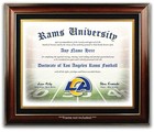 Los Angeles Rams NFL Football Fan Certificate Diploma Man Cave GIFT Super Bowl