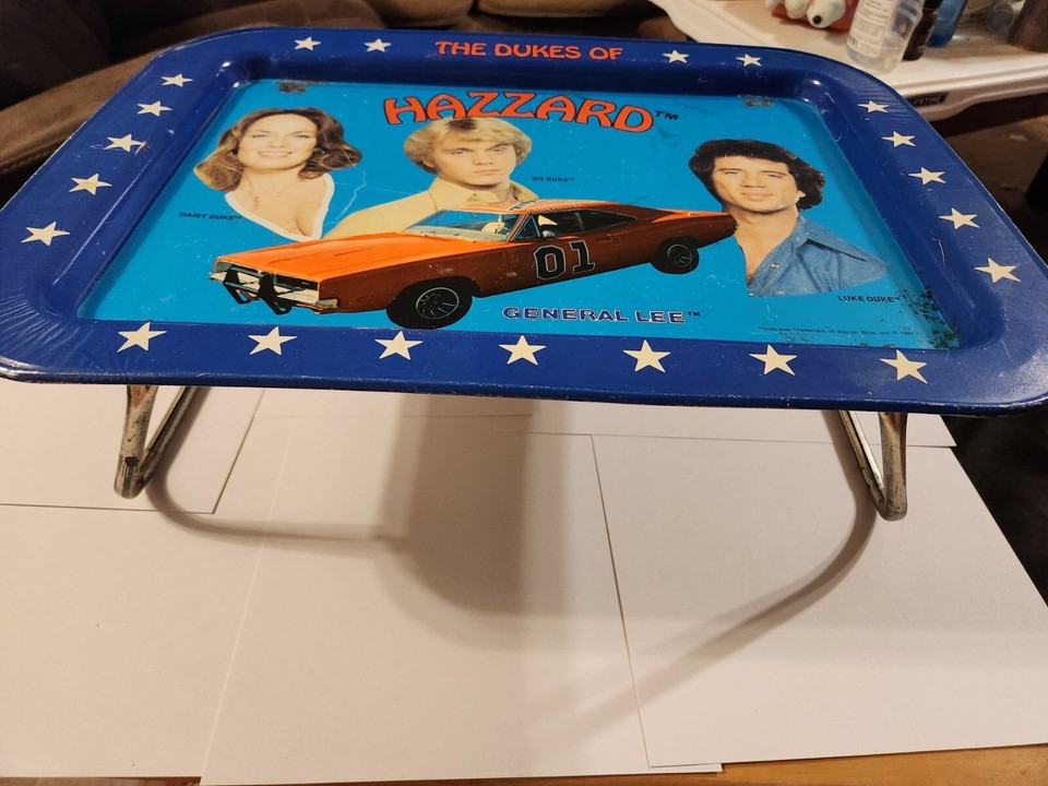 1981 Vintage Dukes of Hazzard Metal Serving Dinner TV Tray eBay