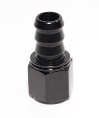 BLACK 10AN AN-10 Straight Push ON Lock Hose Fitting Oil/Fuel/Gas Line Adapter