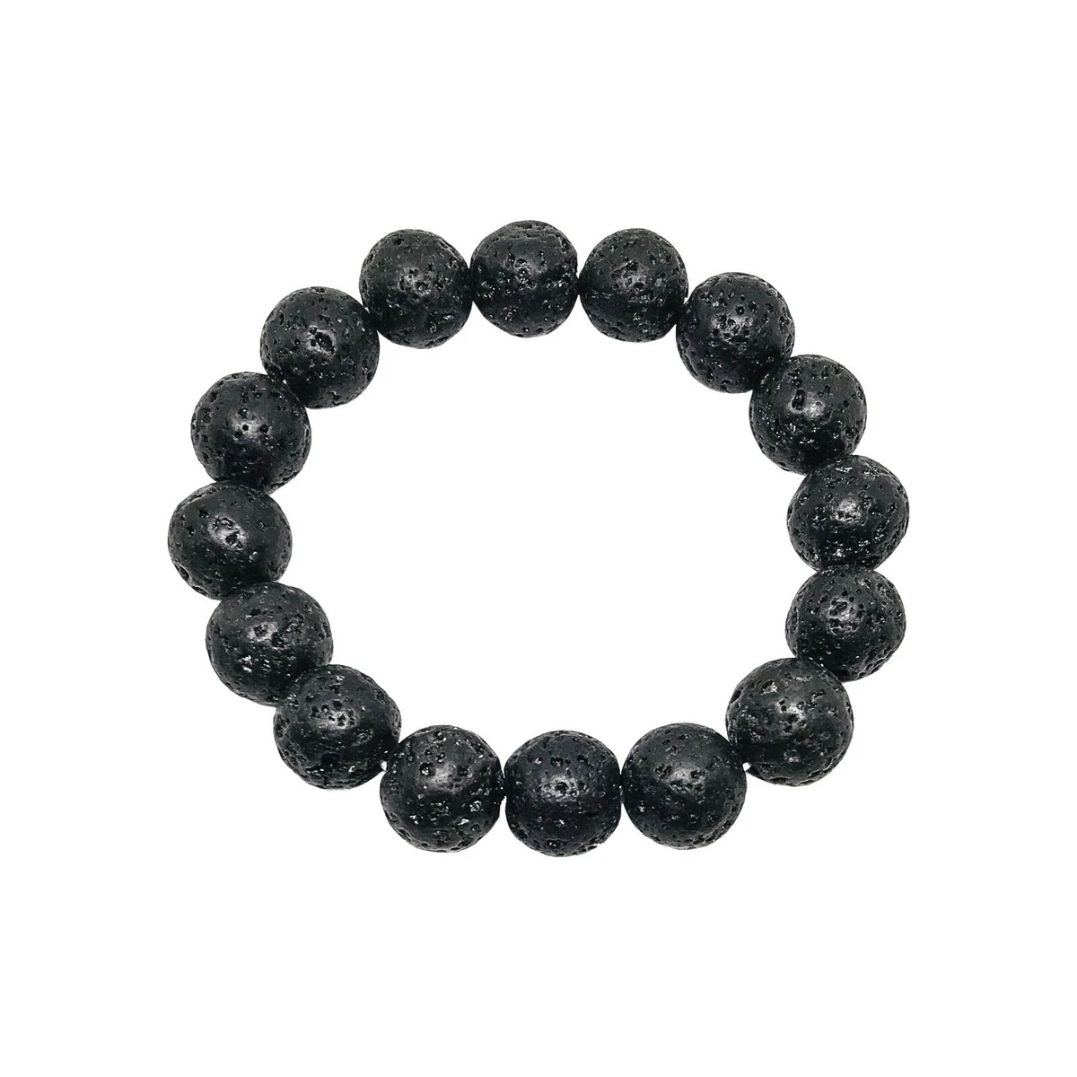 Volcanic lava cheap stone bracelet