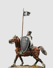 Templar Knight 54mm Painted Tin Toy Soldier Pre-Sale Collectible