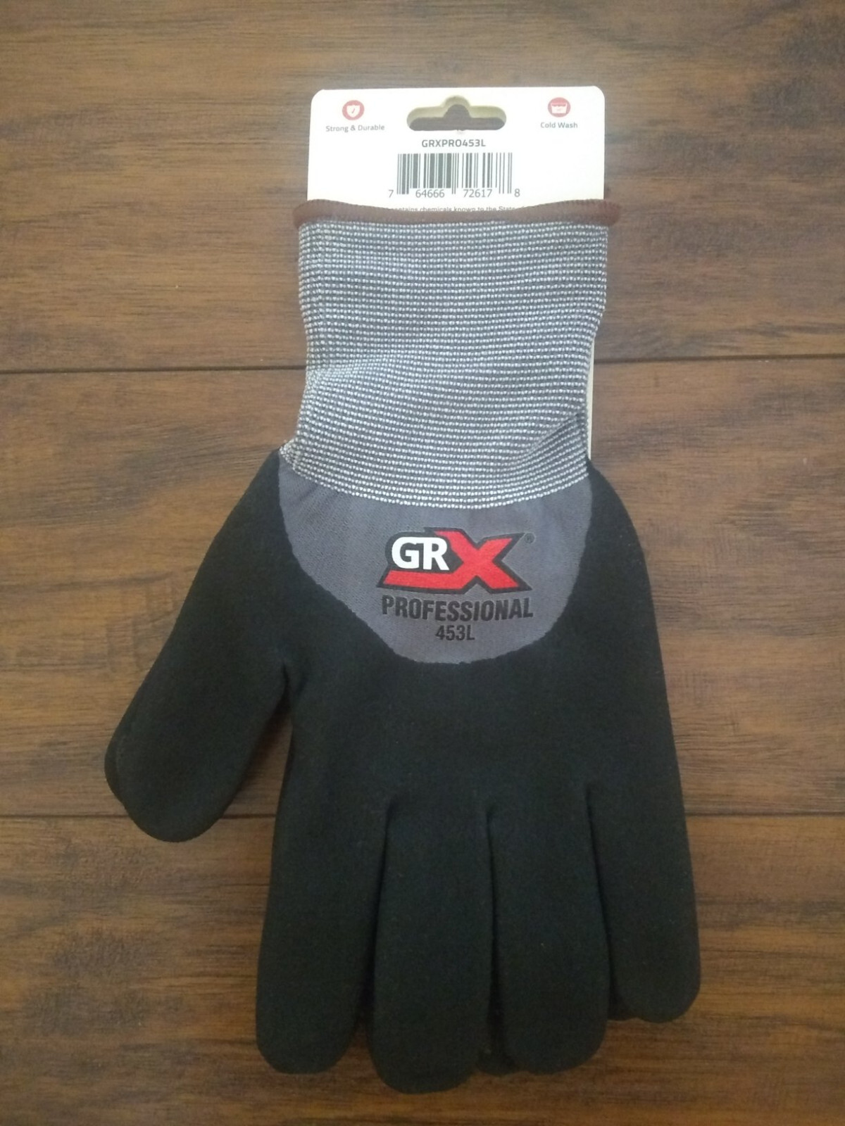 Size LARGE Professional Work Gloves GRX Series 453 Dotted Microfoam