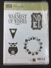 Stampin Up Warmest of Wishes Hostess Stamp Set Noteworthy Digital CD LOT OF 2