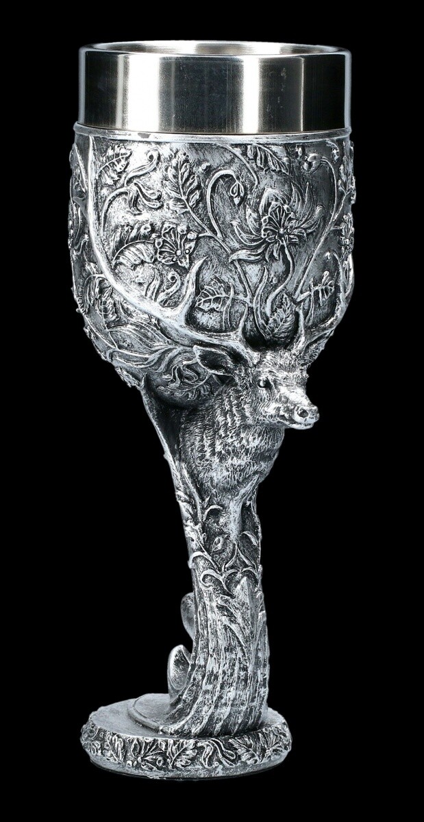 Goblet Deer - Ruler Of The Valley - Nemesis Now Drinking Cup Wine Goblet
