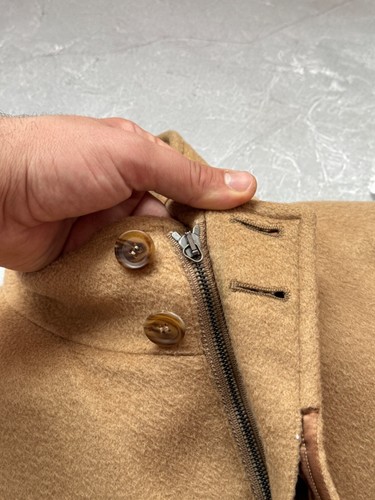 Ermenegildo Zegna Soft Wool Zip Coat Jacket Puffer Lining Camel Size M - Picture 19 of 24