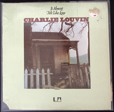 CHARLIE LOUVIN IT ALMOST FELT LIKE LOVE UNITED ARTISTS W/SHRINK VINYL LP 141-31W