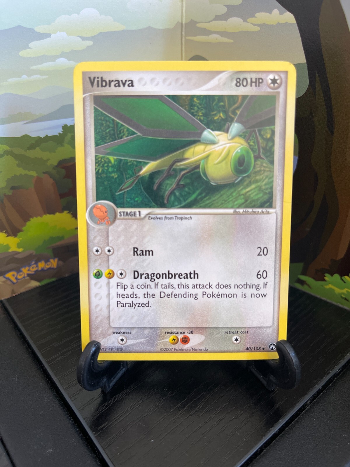 Vibrava 40/108 - Power Keepers - Uncommon - Pokemon Card TCG - LP