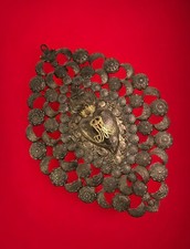 Ex Voto Cuore Sacro 50 Cm Cesellato A Mano Lamina Ottone Interior Design