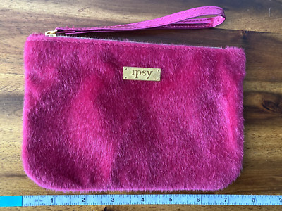 IPSY December 2016 Glam Bag Makeup or Toiletry Bag (Dark Pink) *NWOT*