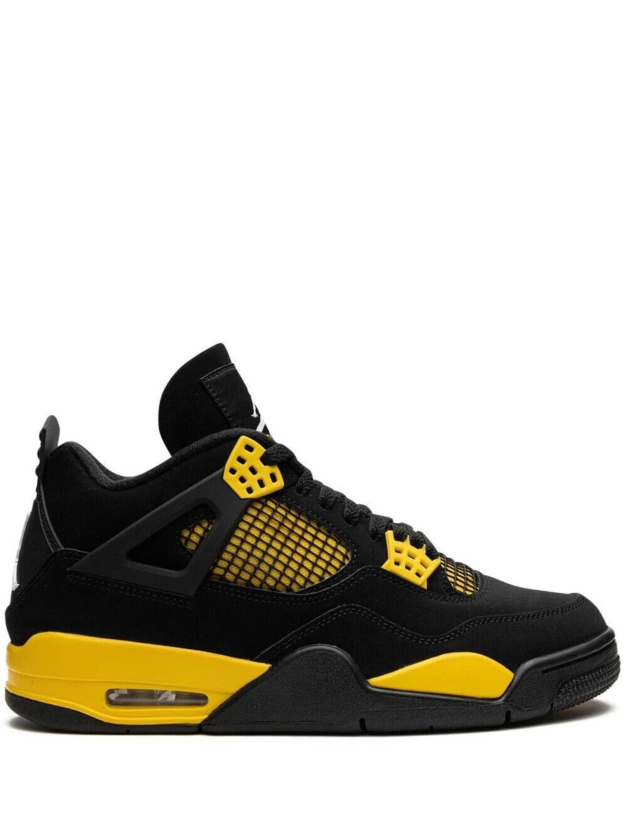 Air Jordan 4 Retro Thunder Black Gold Yellow (2023) Size 4.5 Air Jordan 4 Retro Thunder Black Gold Yellow (2023) Size 4.5