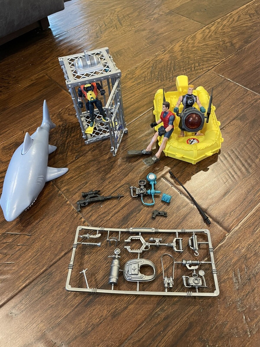 kid connection shark cage, boat, shark and men | eBay kid connection shark cage, boat, shark and men | eBay
