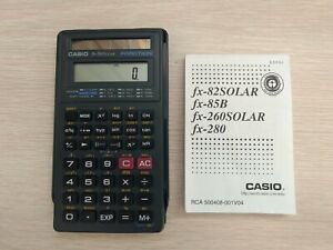 Casio FX-260Solar Scientific Calculator w/ case & instruction manual | eBay