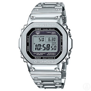 Casio G Shock Full Metal Bluetooth Silver Edition Watch Gshock Gmw B5000d 1 Ebay