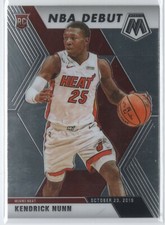 19-20 Mosaic #268 Kendrick Nunn Base NBA Debut Heat