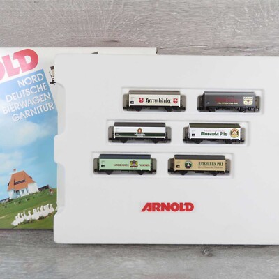 ARNOLD 0148 - N - 6-tlg. Norddeutsche Bierwagen Garnitur - OVP - #W74394
