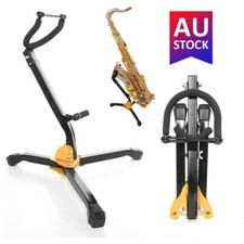 NEW Saxophone Stand Tripod Folding Holder for Alto Tenor Sax Portable GIFT OZ