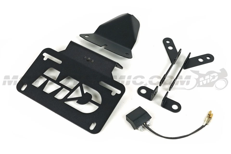 Kit eliminador de guardabarros con luz de placa LED para Aprilia RSV4 Tuono V4 1100 2021-25 Foto 2 de 4