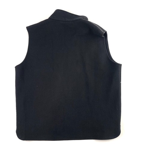 Swanndri Pure Wool Vest Mens 2XL Black Full Zip Collared Regular Fit Outerwear - Picture 5 of 9