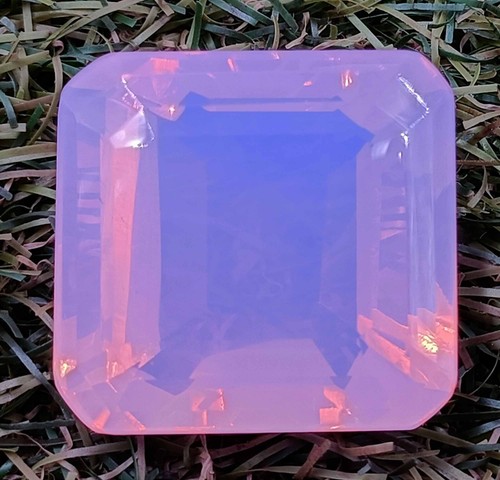 175 CT EGL CERTIFIED UNTREATED EMERALD CUT APPEALING PINK OPAL LOOSE GEMSTONE - Picture 9 of 11