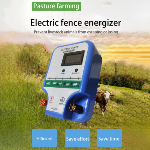 2 Joule Hochleistungsleistung elektrischer Zaunenergizer für Vieh Haustier Geflügel - Bild 1 von 15