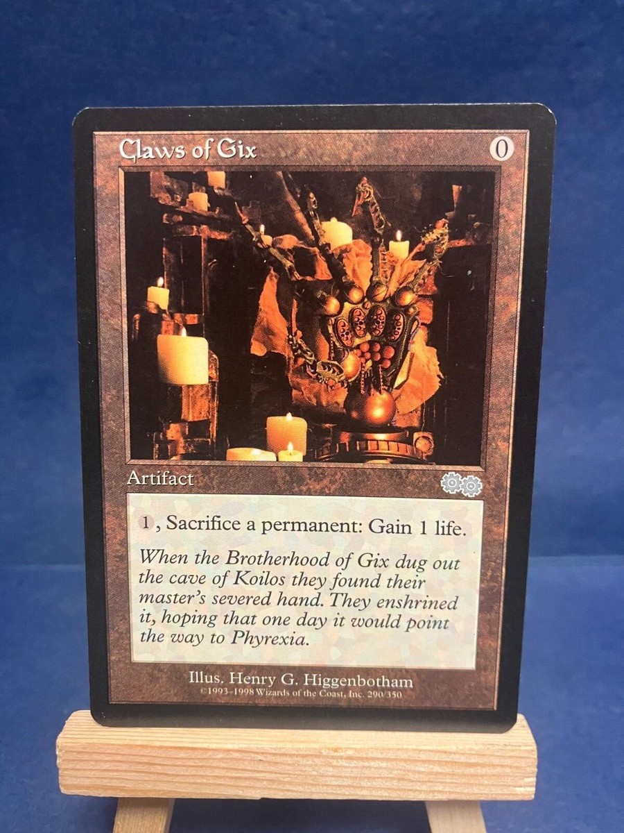 Claws of Gix - Urza's Saga MTG card #290 LP-MP | eBay