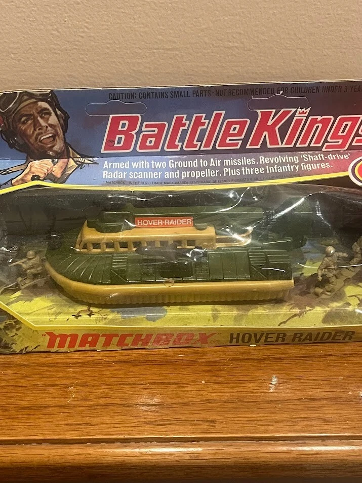 Matchbox Hover-Raider Battle Kings K-105 Vintage 1974 Hovercraft Unpunched New - Image 3 of 4